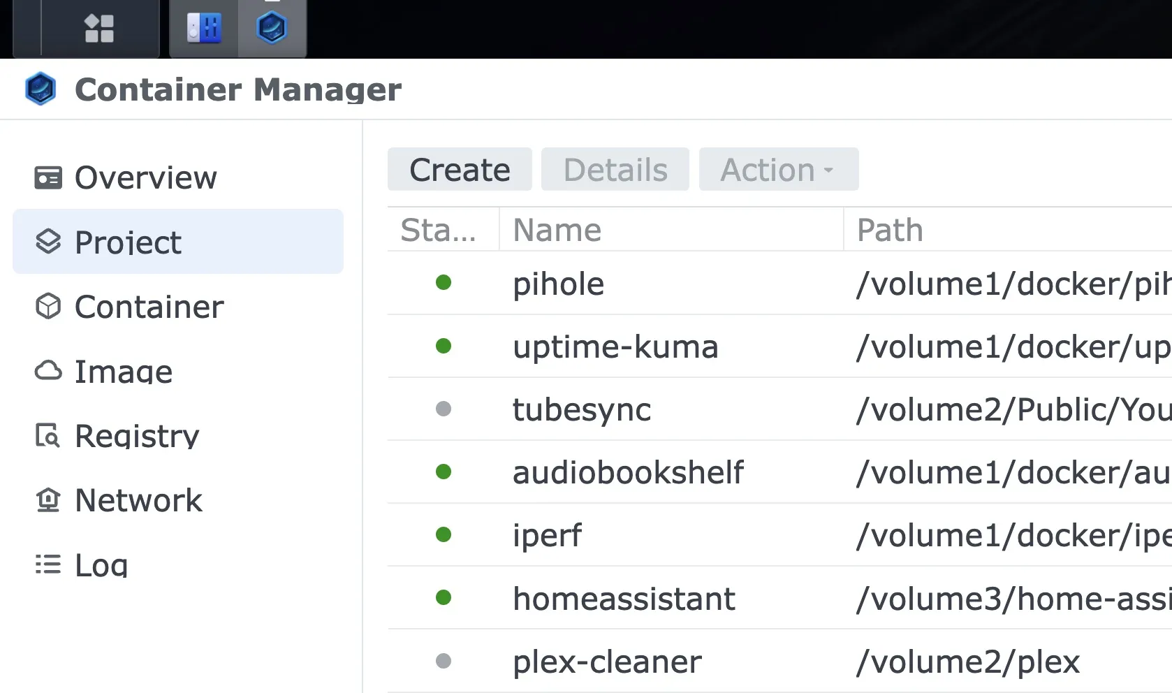 Synology - Container Manager - Run a Docker Compose Project on CRON schedule