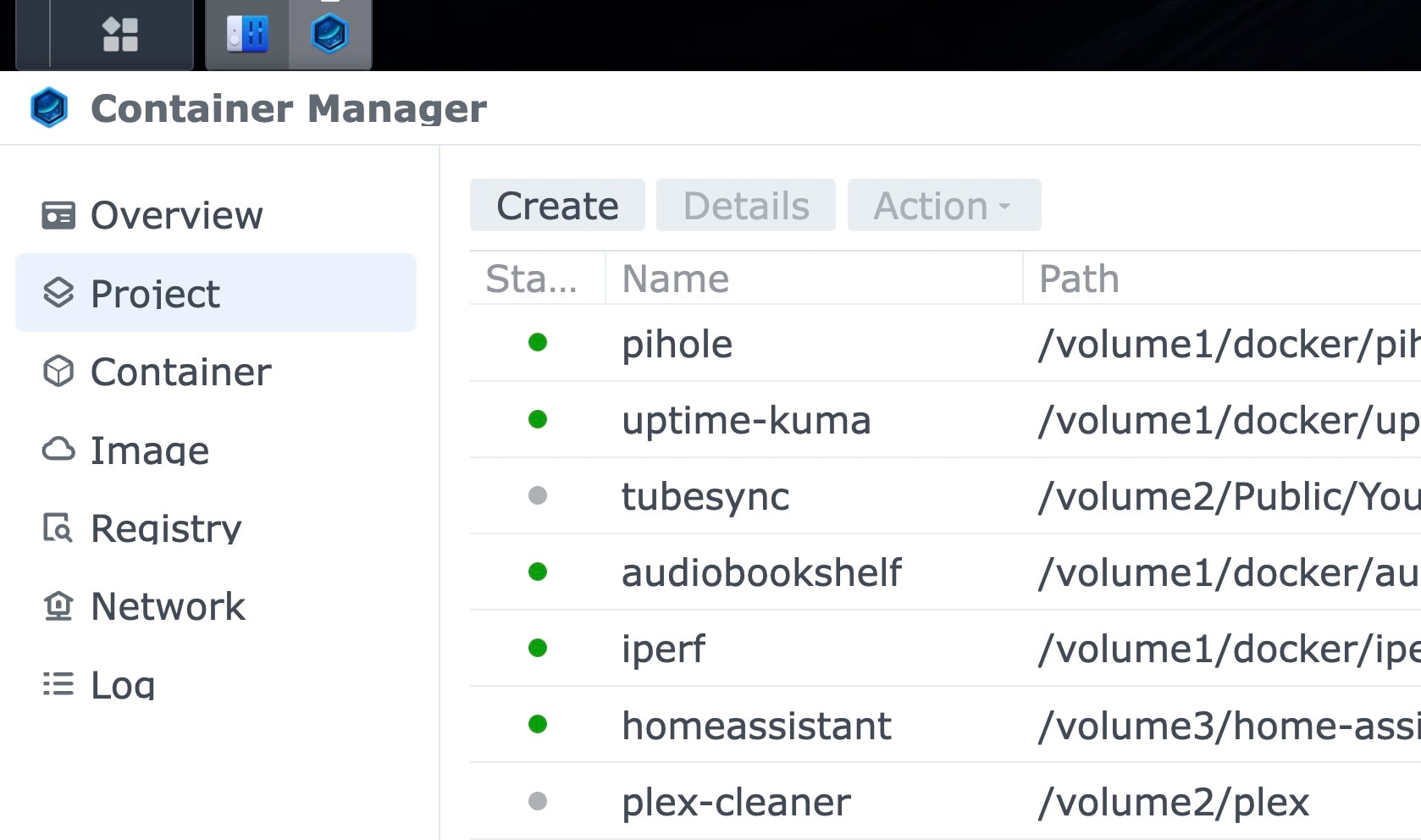 Synology - Container Manager - Run a Docker Compose Project on CRON schedule