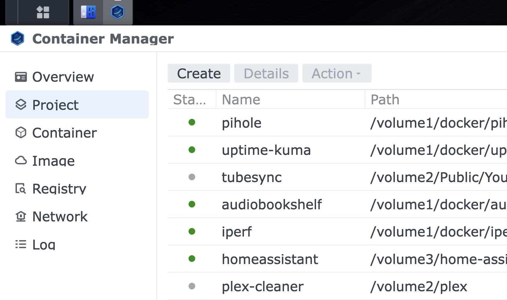 Synology - Container Manager - Run a Docker Compose Project on CRON schedule